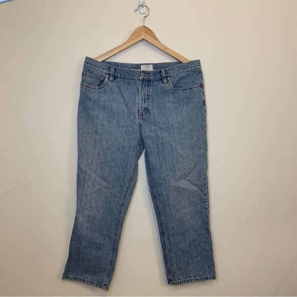 LOFT Jeans Light Acid Wash High Rise Straight Leg Jeans 12 - Picture 9 of 9